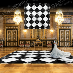 Dance Floor Checkered Board Marble 200